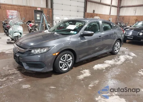 2017 Honda Civic Lx из США, поврежденный, VIN 2HGFC2F55HH524611